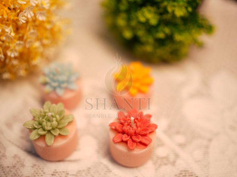 Bloom Flower Candles