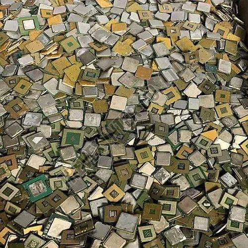 Metal ceramic cpu processor scrap, Condition : Used