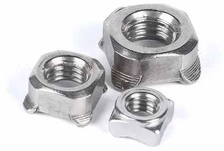 Steel Square Weld Nut, Packaging Type : Plastic Bag