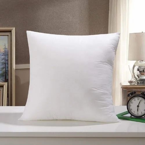 White Polyester Filled Cushion 40cm X 40cm for Sofa, Bed