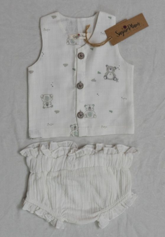 Tiny Bliss New Born Baby Dress Set