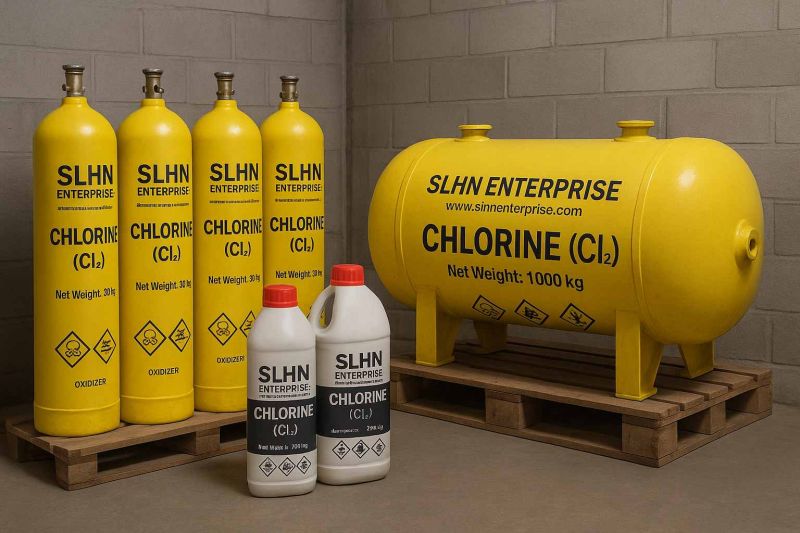 Chlorine (Cl₂) High-Purity Gas