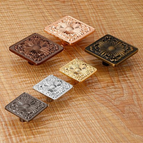 Designer Square Zinc Door Knob