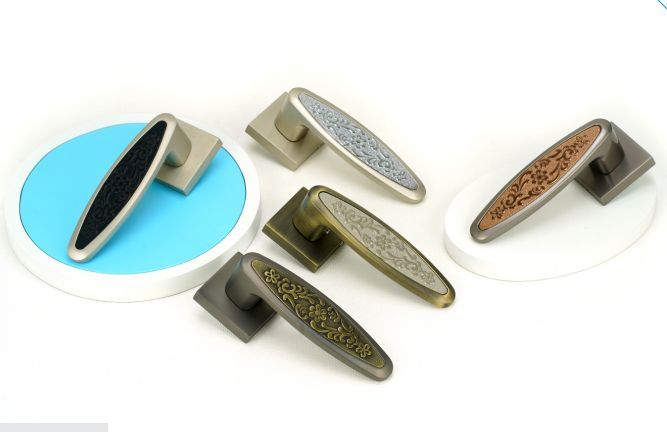 Zinc Oval Mortise Door Handle