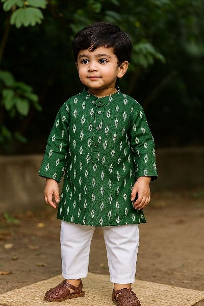 Pure Cotton Kurtha Set for 4 to 5 Years Boy Baby