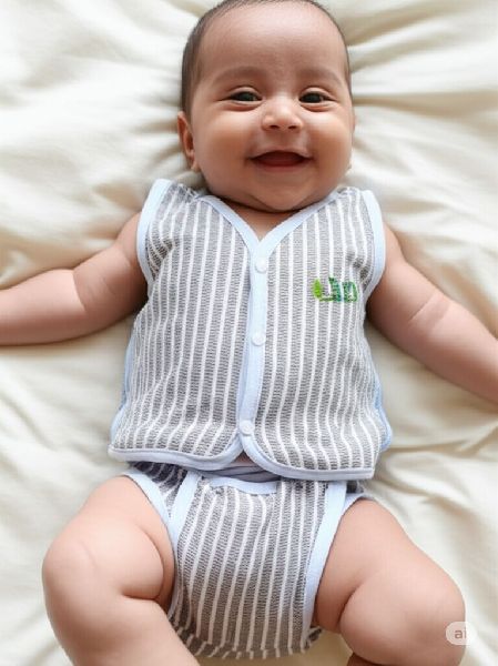 Zebra Cross Muslin Cotton Matching Langot Jabla