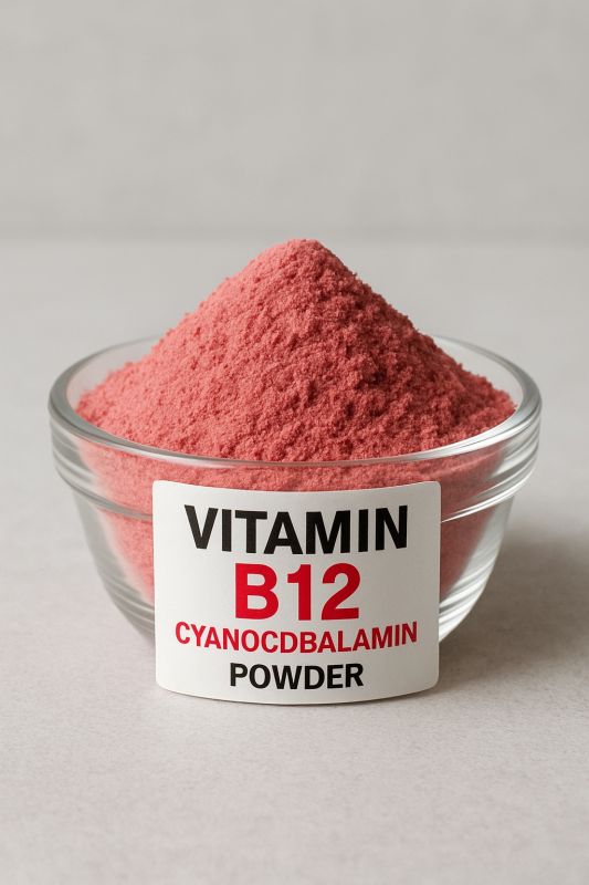 Vitamin B12 Cyanocobalamine Synthetic Powder 2% Strength