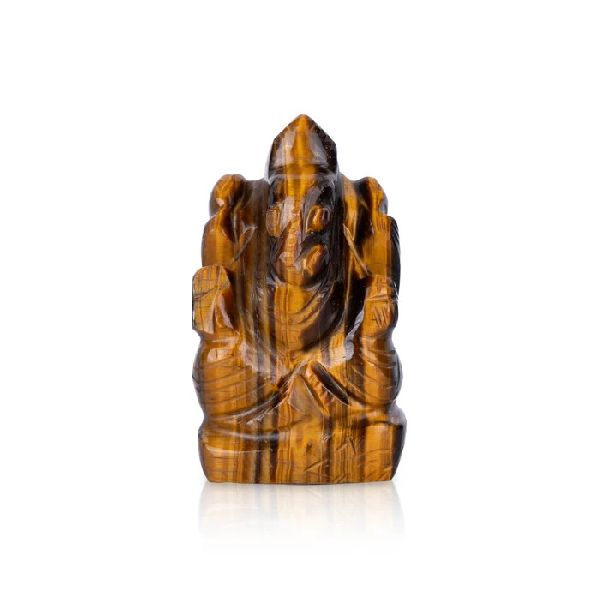 Tiger Eye Stone Ganesh Murti, Brand Name : Giri