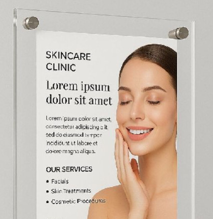 Acrylic Sandwich Display Board