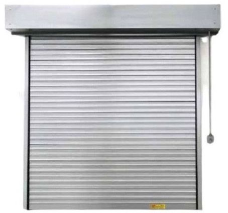 Polished Mild Steel Rolling Shutter, Color : Silver for Industrial