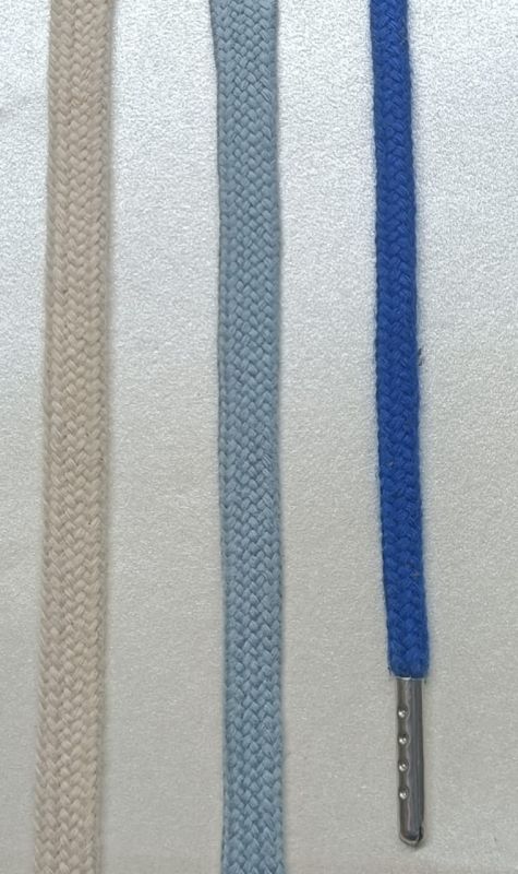 Triple Tone Braided Cotton Cord Lace