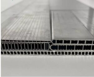Aluminum Radiator Flat Microchannel Parallel Flow Condenser Tube