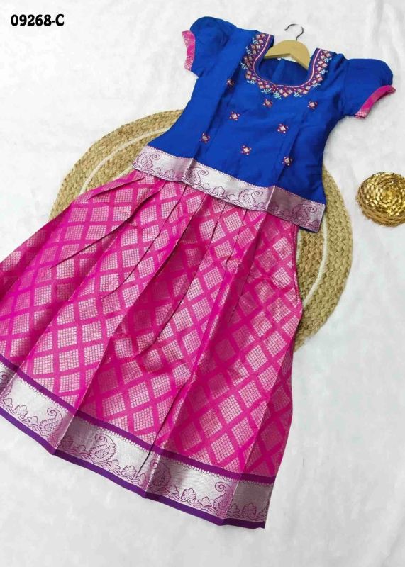 Blue Color Readymade Banarasi Pavadai Sattai