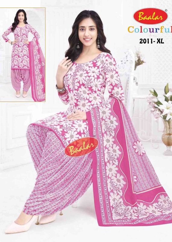 Flamingopink Color Readymade Pure Cotton Salwar Suit