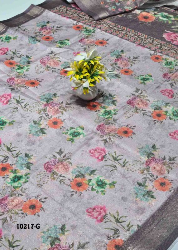 Wistfulpink Color Elegance Fancy Cotton Saree