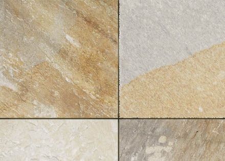 golden quartzite stone