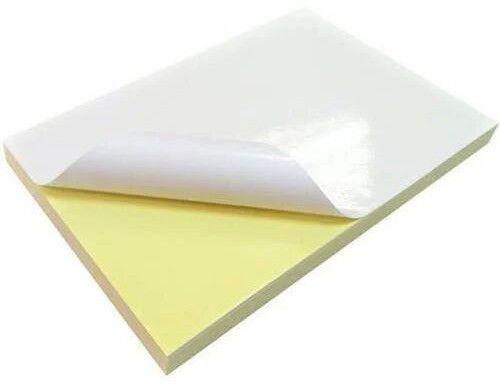 Adhesive Paper Chromo Gumming Sheet, Color : White