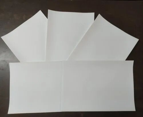 PVC Plain Inkjet Vinyl Sticker Sheet, Color : White