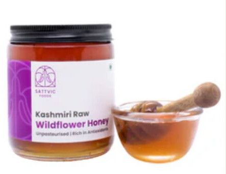 Kashmiri Wildflower Honey, Color : Golden-yellow
