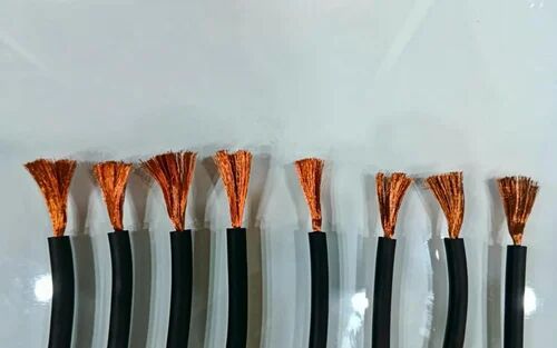 Copper Welding Cable, Color : Black, Length : Standard for Electrical