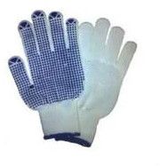 Cotton Knitted Dotted Gloves 10-12 Inch, Gender : Unisex
