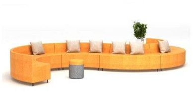 S Shape Lounge Seating Sofa Set