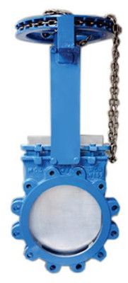 Chain Operated Knife Edge Valve