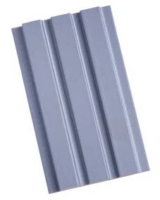 Wooden Louvers Wall Panel, Color : Gray for Office