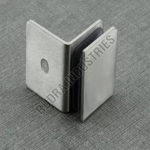 Ss304 90 Inch Wall to Glass Connector, Color : Silver