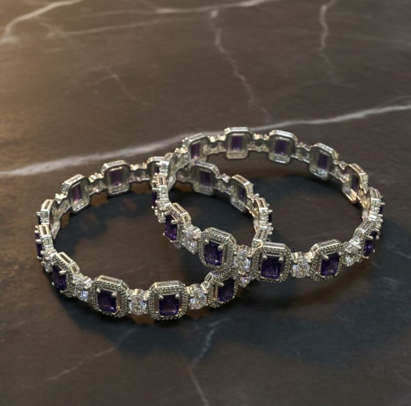 Elegant AD Bangle Set