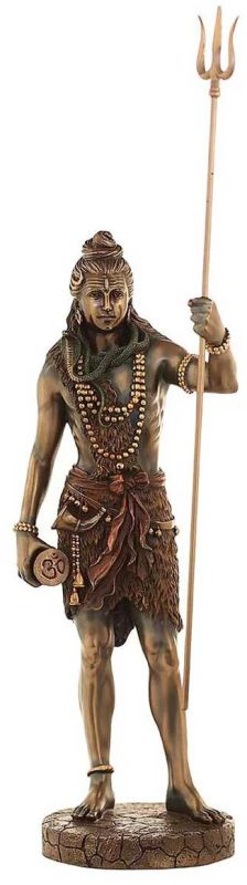 Lord Shiva Standing Statue with Trishul