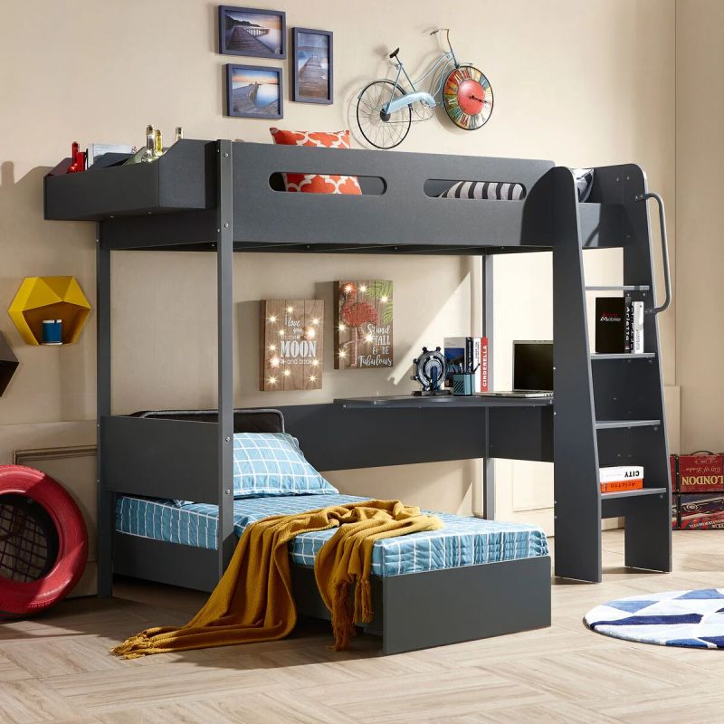 Drawer Storage Wooden Roy Bunk Bed