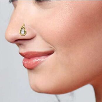 One Love Diamond Nose Pin