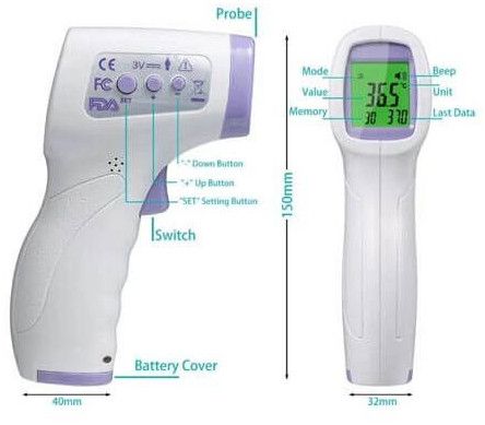 Infrared Body Thermometer Model IR988