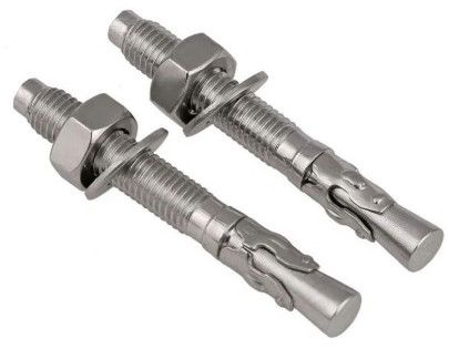 Steel Anchor Bolts, Color : Silver, Gray