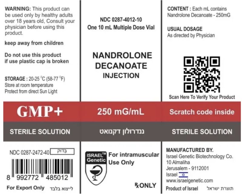 Duradexx Nandrolone Decanoate 250mg Injections