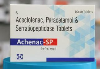 Achenac-SP Tablet, Color : Snow-white, Form : Tablets.