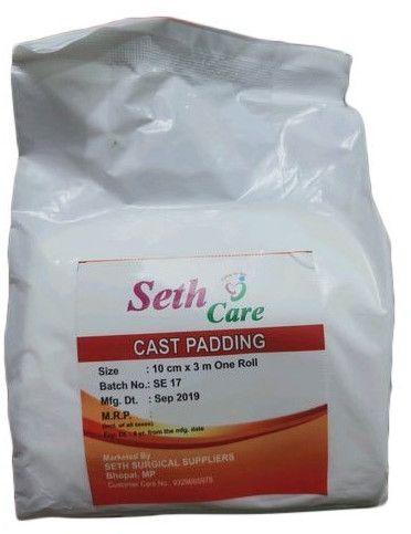 Cotton Orthopaedic Cast Padding, Color : White