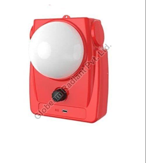Globeam 5400 Rechargeable Emergency Light With Side Torchlight 2000mAh Heavy Duty Battery
