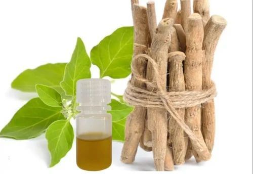 Ashwagandha Essential Oil, Packaging Type : Glass Bottle