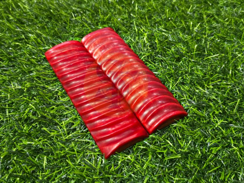 Dyed Red Impala Jigged Scales