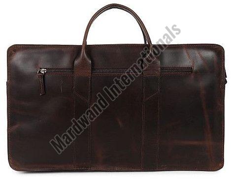 Brown Premium Handcrafted Leather Laptop Bag