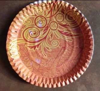 240 GSM Printed Paper Plate, Shape : Round for Disposable