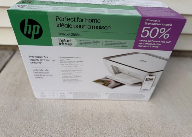 New HP Deskjet 2855e Printer