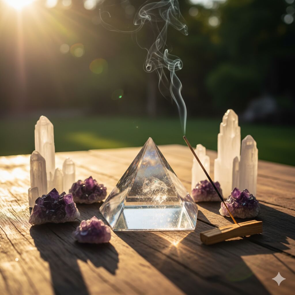 Wholesale 1 Inch Natural Clear Quartz Pyramid | Master Healer, Energy Amplifier & Spiritual Clarity