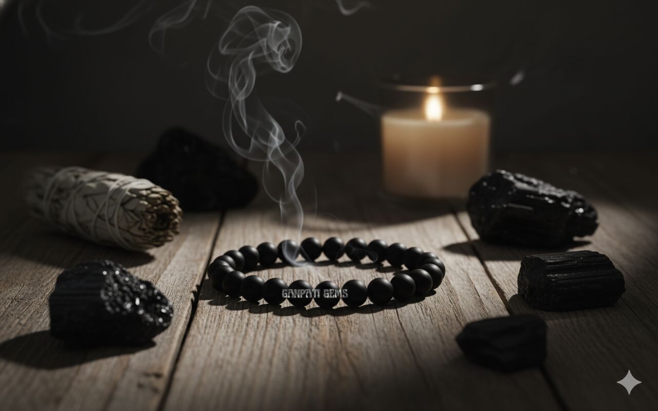 8mm Matte Black Onyx Beaded Bracelet
