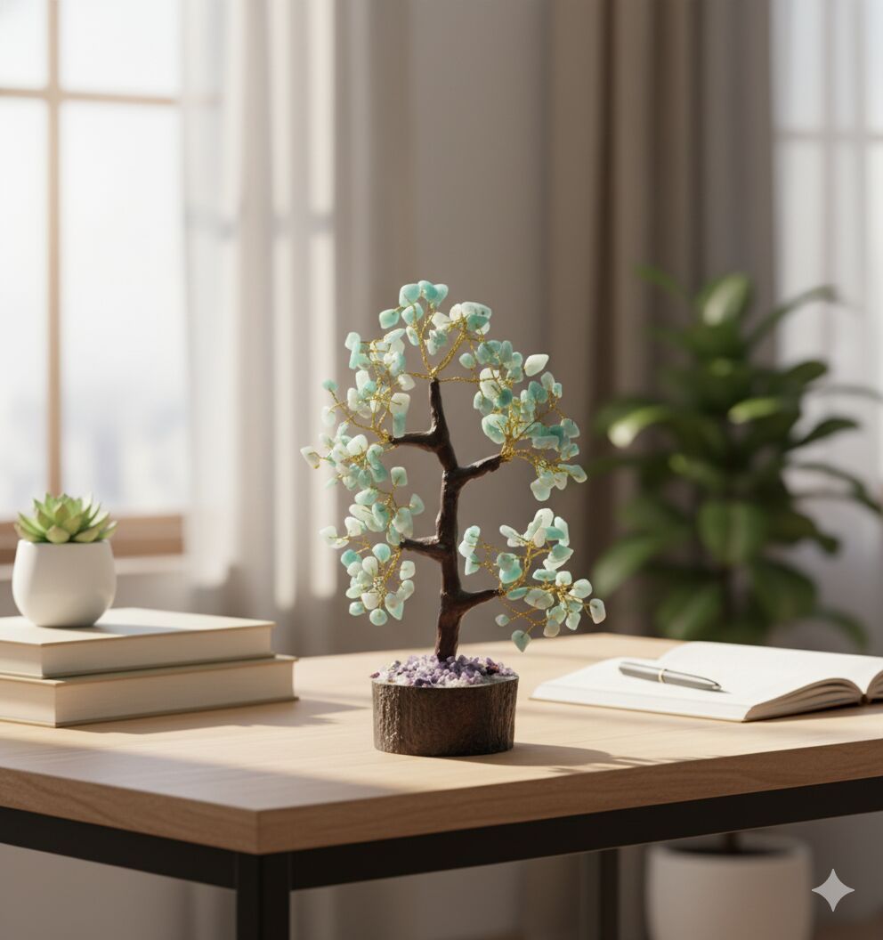 Amazonite Communication Truth Serenity Crystal Tree