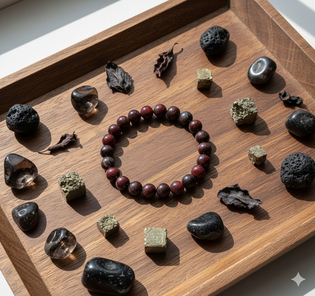 Natural Iron Tigers Eye Beaded Bracelet