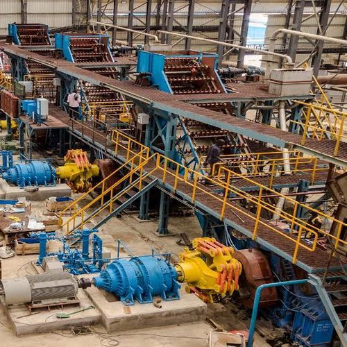 Polished Electric Cast Iron Mini Sugar Mill Tandem for Industrial