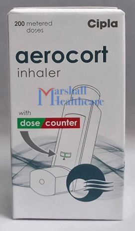 Plastic Aerocort Asthma Inhaler 200 Metered Doses